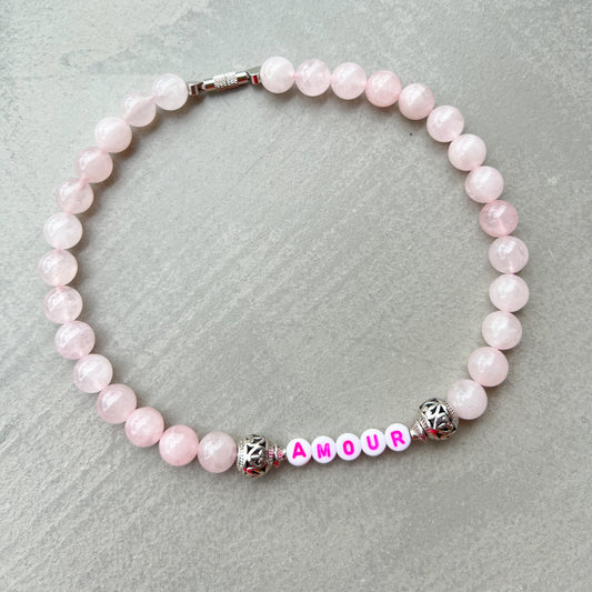 HolyChok Collier ras de cou AMOUR