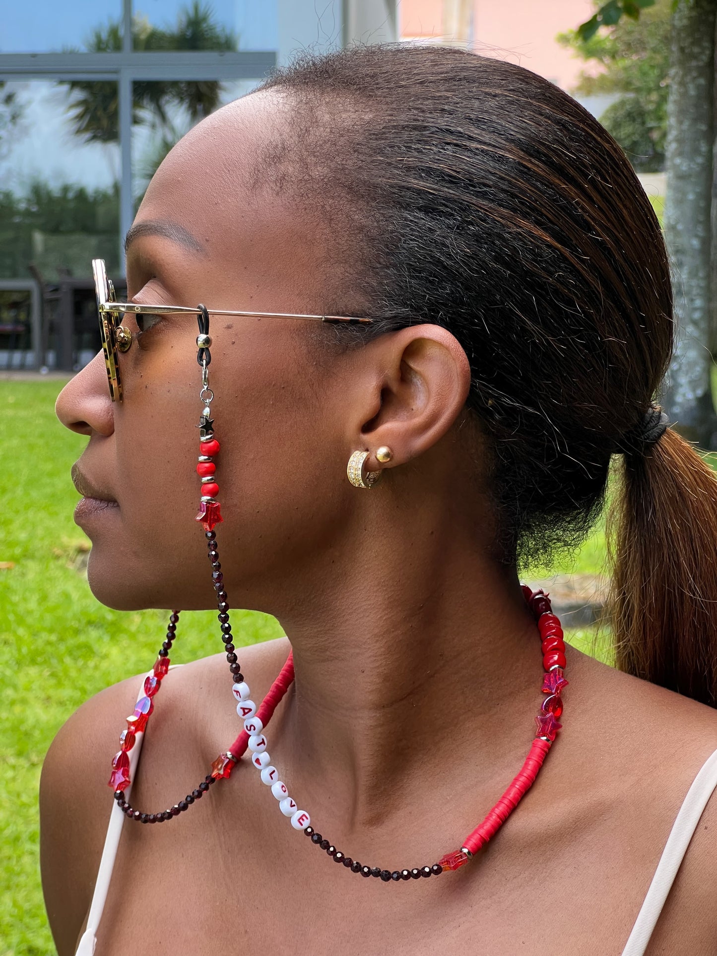 HolySing chaine de lunettes "Fast Love"