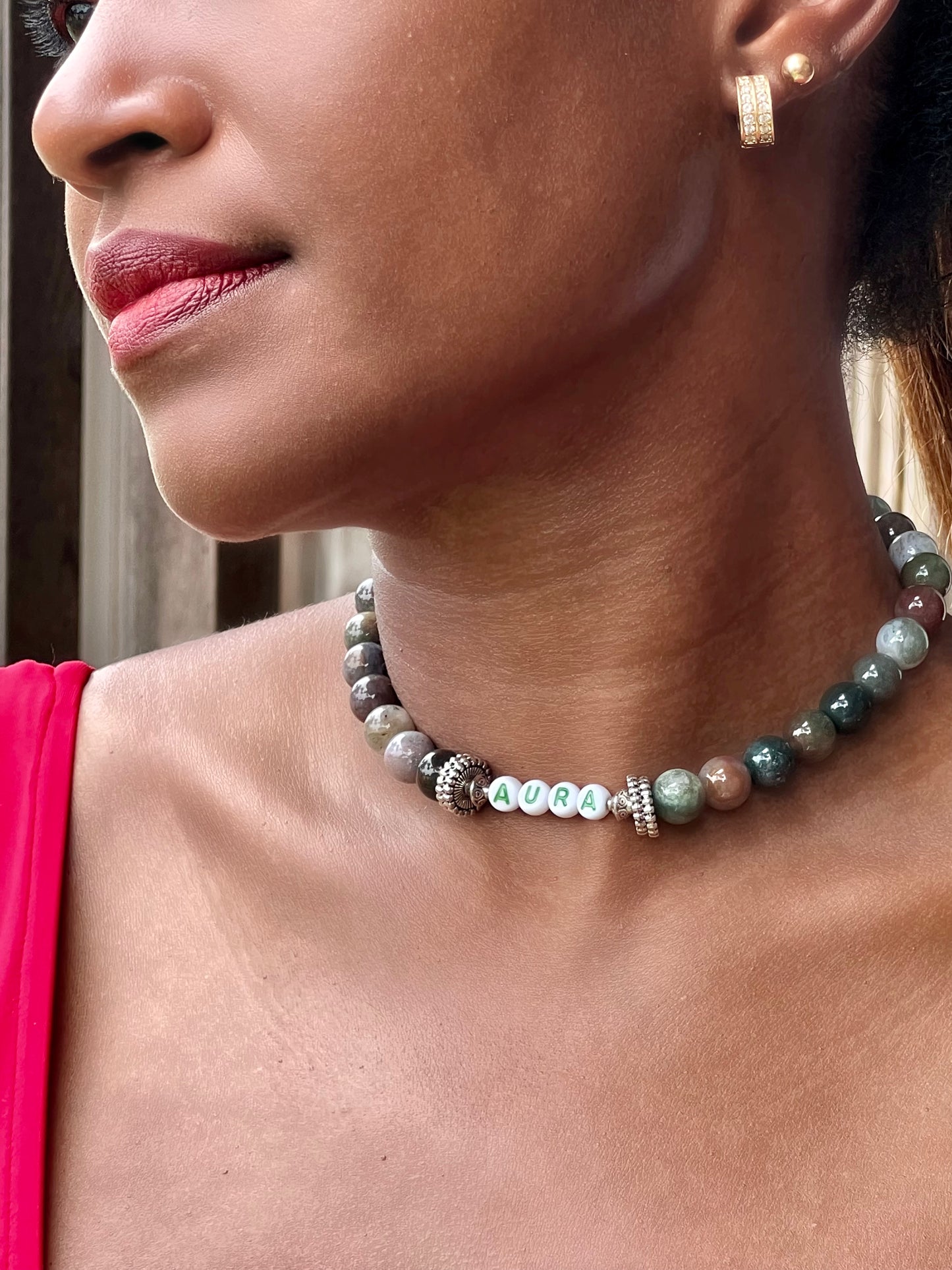 HolyChok Collier ras de cou AURA