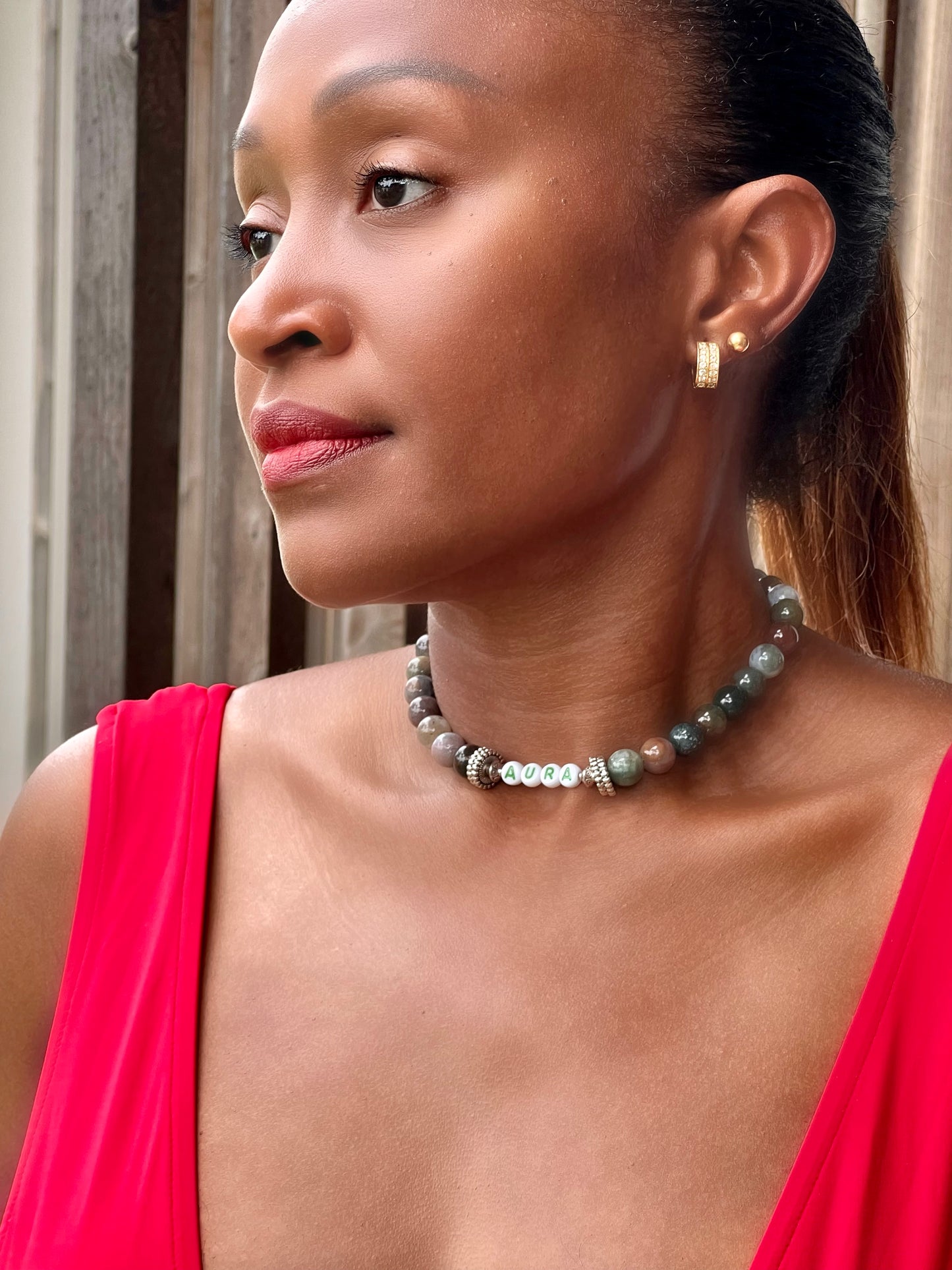 HolyChok Collier ras de cou AURA